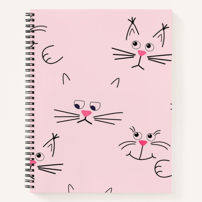 Cat pattern notebook (Front)