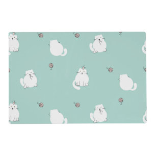 Cat pattern placemat