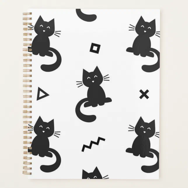 Cat pattern planner | Zazzle