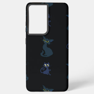 Cat pattern samsung galaxy s21 ultra case