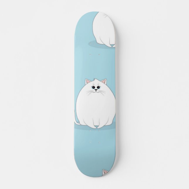 Cat pattern skateboard (Front)