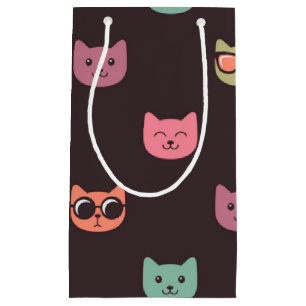 Cat pattern small gift bag