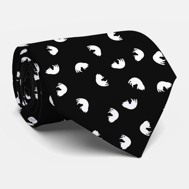 Cat Pattern Tie (Rolled)