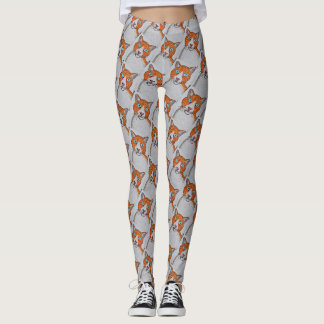 cat patterned Leggings
