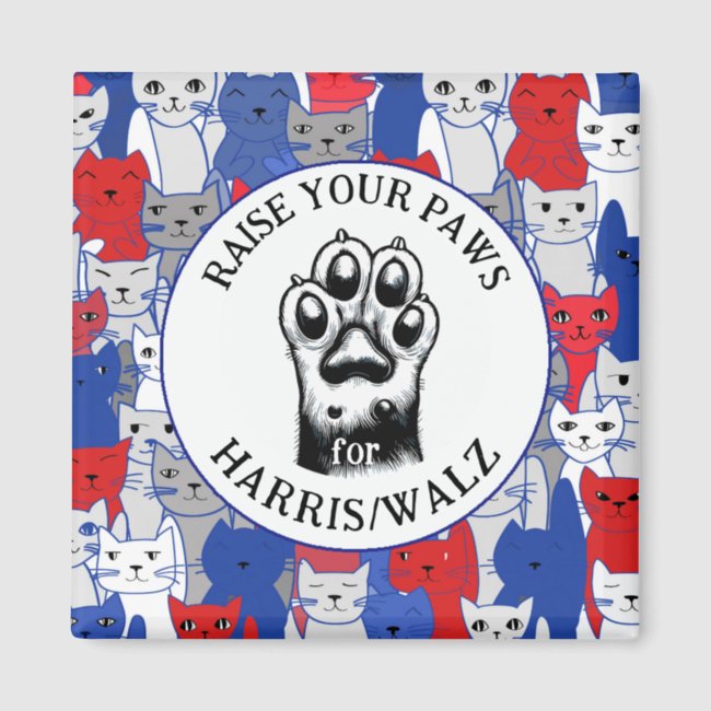 Cat Paw for Harris/Walz Design