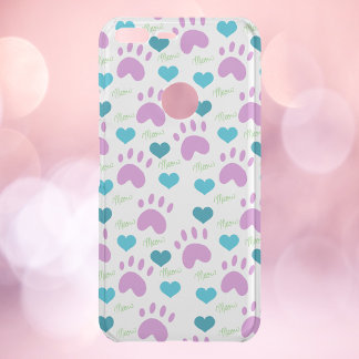 Cat Paw Hearts Meow Pattern Uncommon Google Pixel XL Case