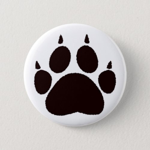 Cat Paw Print Button