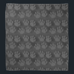 Cat Paw Prints Bandana<br><div class="desc">Cat paws prints.</div>