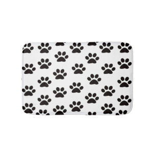 Cat Paw Prints Bath Mat