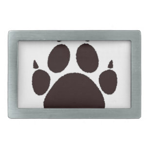 Cat Paw Prints Belt Buckle