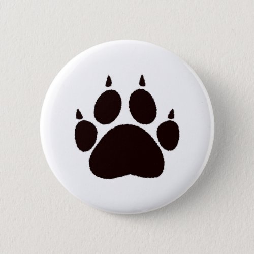 Cat Paw Prints Button