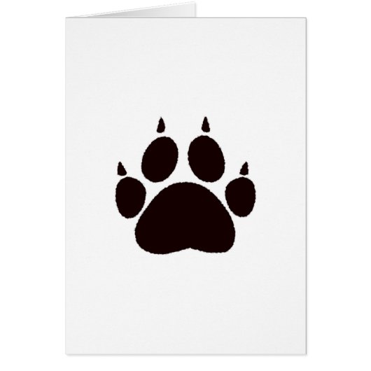 Cat Paw Prints Cards (Front)