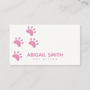 Cat Paw Prints - Cat Sitter or Cat Groomer