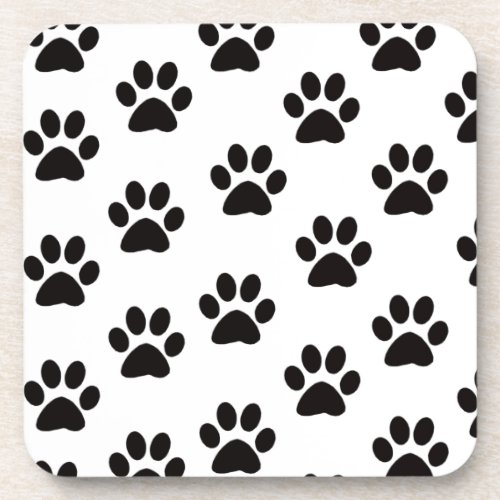 Cat Paw Prints Coasters