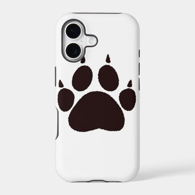 Cat Paw Prints Iphone Case (Back)