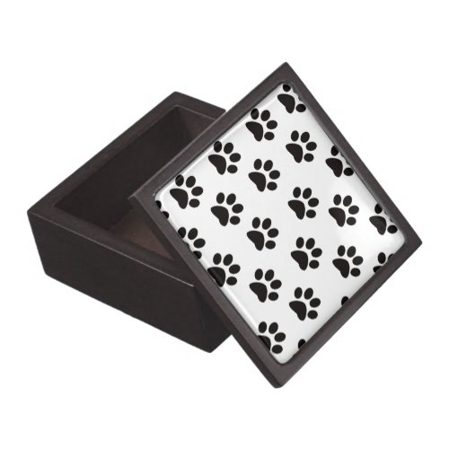 Cat Paw Prints Keepsake Box
