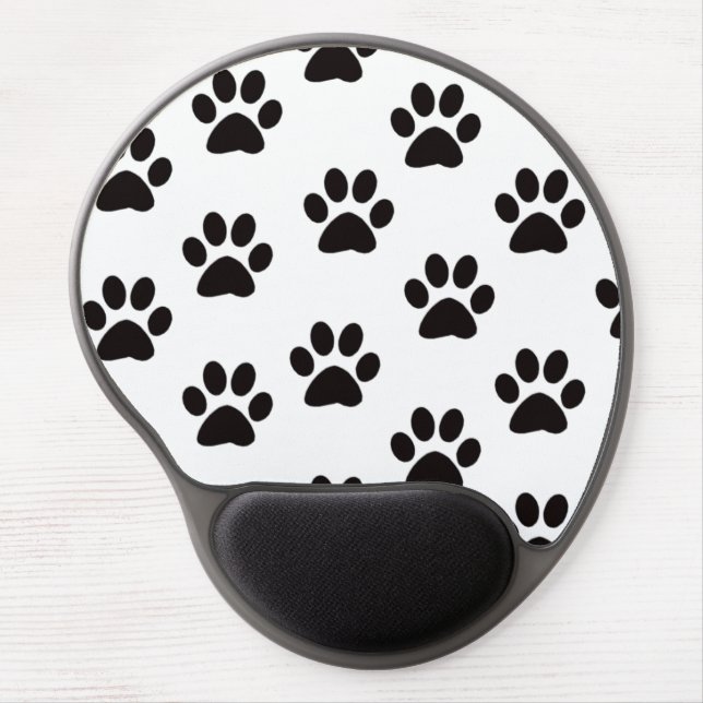 Cat Paw Prints Mouse Pad (Front)