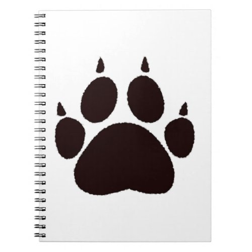 Cat Paw Prints Notebook