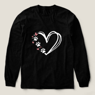 Cat Paw Prints on My Heart Tri-Blend Shirt
