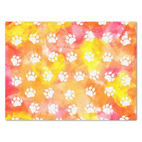 Cat Paw Prints Tissue Paper