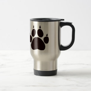 Cat Paw Prints Travel Mug