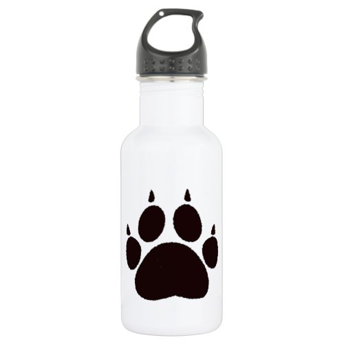 Cat Paw Prints Water Bottle