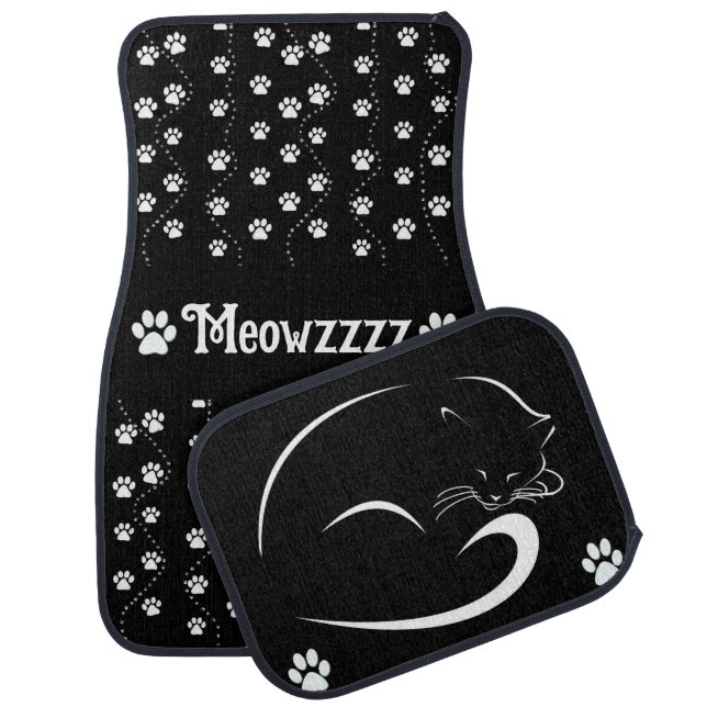 Cat Paws Car Floor Mat (Set)