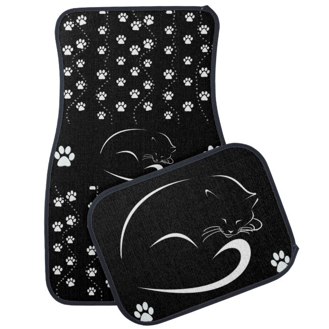 Cat Paws Car Floor Mat (Set)