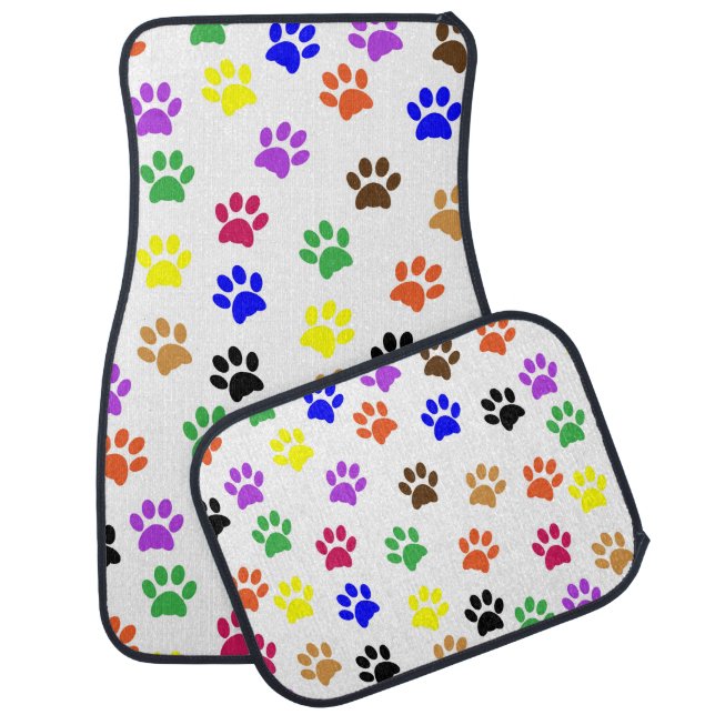 cat paws car mats (Set)