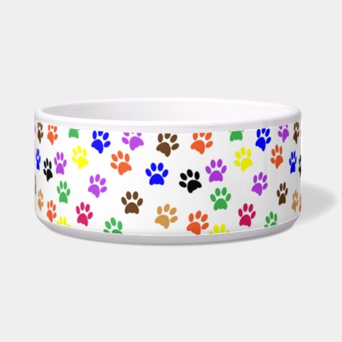 cat paws cat food bowl