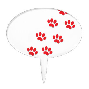 Cat Paws Feet Cake Topper
