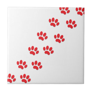 Cat Paws Feet Ceramic Tile