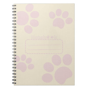 Cat paws journal notebook