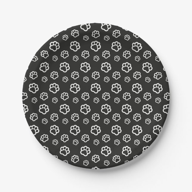 Cat Paws Paper Plates (Front)