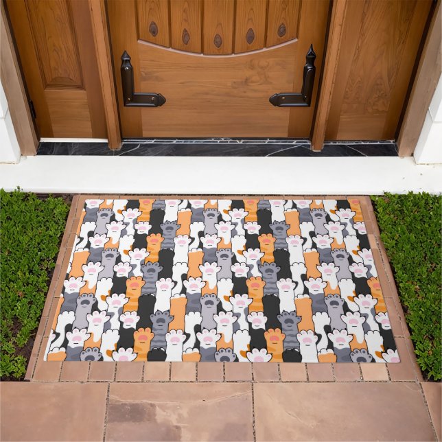 Cat Paws Pattern Doormat (Outdoor)
