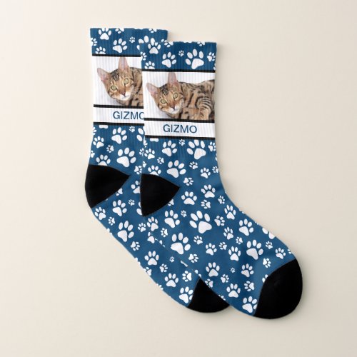 Cat Paws Photo Socks