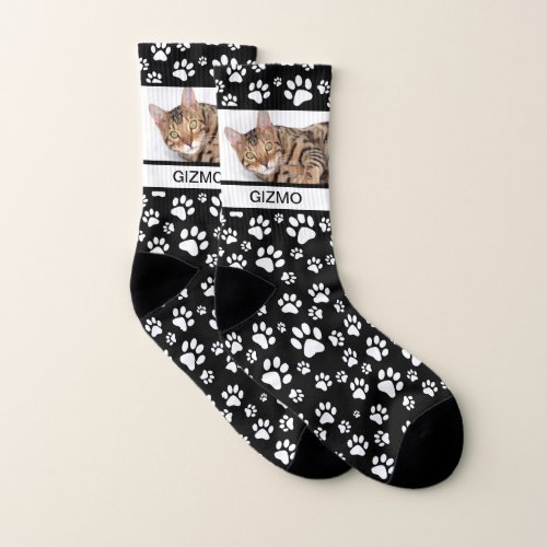 Cat Paws Photo Socks