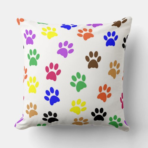 cat paws pillow