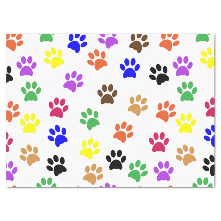 cat paws tissue paper | Zazzle