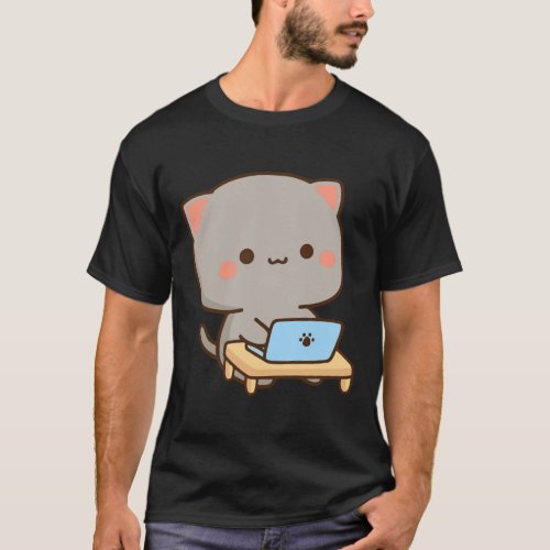 Cat peach and goma Premium  T_Shirt