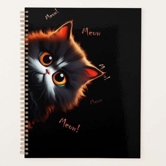 Cat peeping planner (Front)