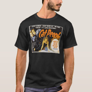 Cat People (1942) - Vintage Movie Poster Classic T T-Shirt