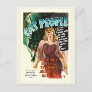 Cat People, Movie Postcard