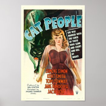 Cat People  Movie Poster by markomundo at Zazzle