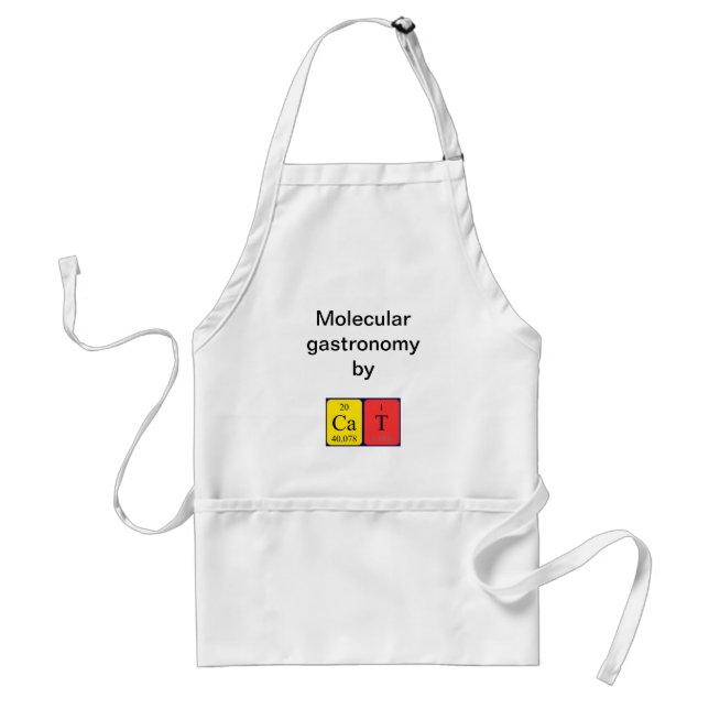 Cat periodic table name apron (Front)