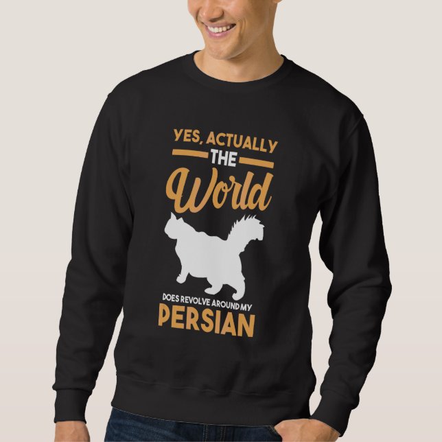 Cat Persian 1 Sweatshirt (Front)