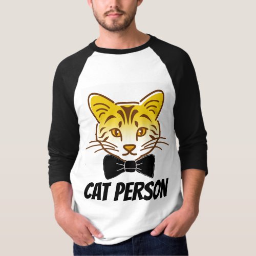 CAT PERSON Funny CAT T_Shirts
