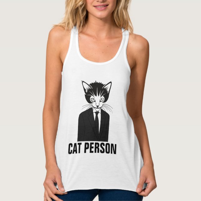 Cat Person Funny T-shirts (Front)