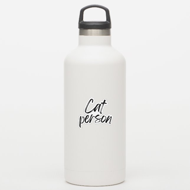 Cat Person Sticker (Waterbottle)