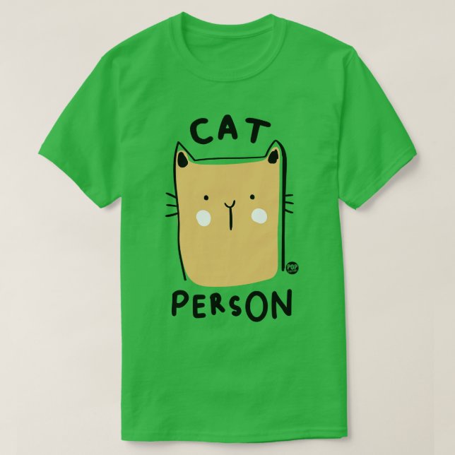 cat person T-Shirt (Design Front)